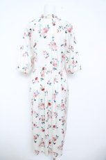 画像2: axes femme / ぼかし花柄ワンピース M 白 Y-26-06-05-080-AX-OP-SZ-ZY (2)
