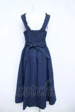 画像2: axes femme / バラ刺繍ジャンスカ M インディゴ Y-26-06-05-086-AX-OP-SZ-ZY (2)