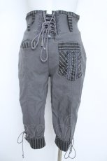 画像2: Ozz oneste / ポケット刺繍パンツ  グレー Y-26-06-05-132-OO-PA-SZ-ZY (2)