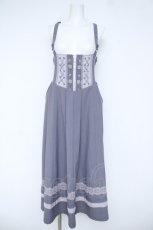 画像1: Ozz oneste / Mermaid Rose スカート  グレー Y-26-06-05-136-OO-SK-SZ-ZY (1)