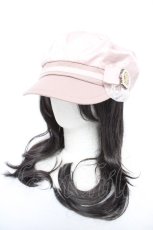 画像1: axes femme / カメオ付きサテンマリンキャス 57.5cm 淡ピンク Y-26-06-05-017-AX-AC-SZ-ZY (1)