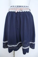 画像1: DearMyLove / ウエストレーススカート M 紺 Y-26-06-05-144-LO-SK-SZ-ZY (1)