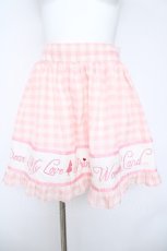 画像1: DearMyLove / シルエットアリス刺繍スカート M ピンク Y-26-06-05-157-GO-SK-SZ-ZY (1)