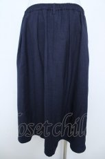 画像2: axes femme / 衿デティテールスカート M 紺 Y-26-06-05-168-AX-SK-SZ-ZY (2)