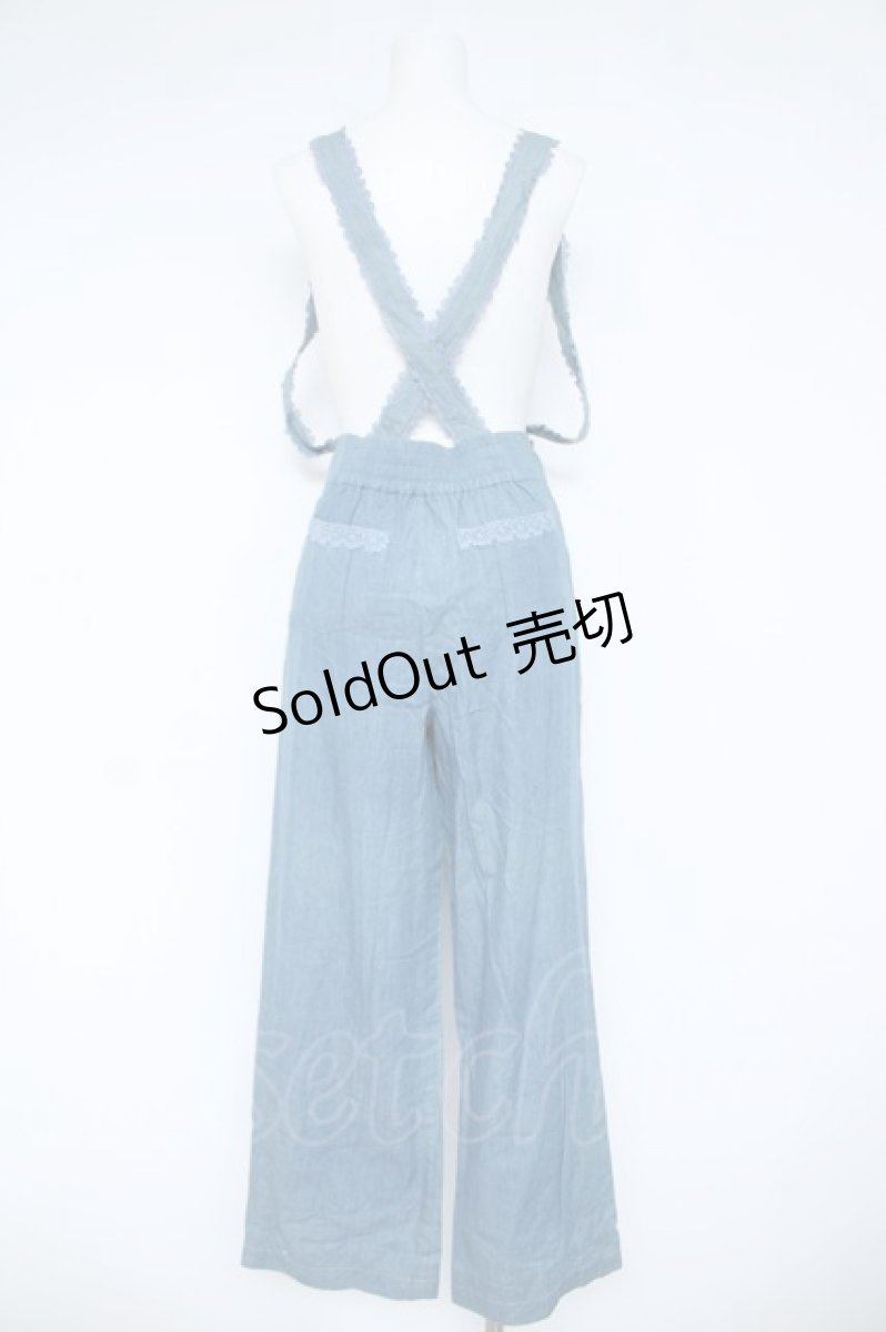 画像2: axes femme / デニムワイドパンツ M ウォッシュ Y-26-06-05-170-AX-PA-SZ-ZY (2)