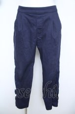 画像1: axes femme / 裾リボンストレッチパンツ M 紺 Y-26-06-05-200-AX-PA-SZ-ZY (1)