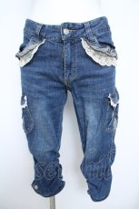 画像1: axes femme / カーゴ風デニムパンツ M インディゴ Y-26-06-05-201-AX-PA-SZ-ZY (1)
