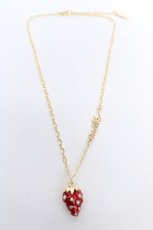 画像2: MILK / berry kiss ネックレス  ゴールド×レッド Y-26-06-05-004-ML-AC-SZ-ZY (2)