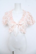 画像1: DearMyLove / 花柄ボレロ M ピンク Y-26-06-05-042-GO-TO-SZ-ZY (1)