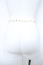 画像2: axes femme / ローズパールチェーンベルト  シロ Y-26-06-08-008-AX-ZA-SZ-ZY (2)