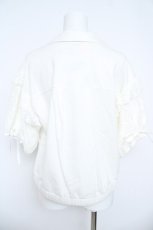 画像2: axes femme / レース袖ジャケット F 白 Y-26-06-08-081-AX-TO-SZ-ZY (2)