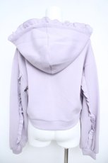 画像2: axes femme / フリルデザインジップパーカー F ラベンダー Y-26-06-08-083-AX-TO-SZ-ZY (2)
