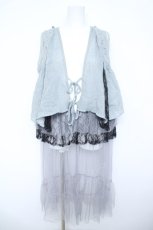 画像1: axes femme / フェリーク風ジレ F グレー Y-26-06-08-088-AX-TO-SZ-ZY (1)