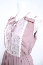 画像3: axes femme / バックレースノースリワンピース M ピンク Y-26-06-08-101-AX-OP-SZ-ZY (3)