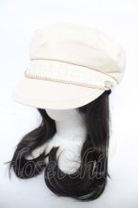 画像1: axes femme / クラシカルマリンキャス 57.5cm 生成り Y-26-06-08-013-AX-AC-SZ-ZY (1)