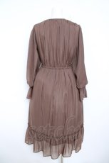 画像2: axes femme NOSTALGIE / シャイニーワンピース M ブラウン Y-26-06-08-111-AX-OP-SZ-ZY (2)