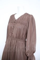 画像3: axes femme NOSTALGIE / シャイニーワンピース M ブラウン Y-26-06-08-111-AX-OP-SZ-ZY (3)