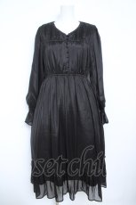 画像1: axes femme NOSTALGIE / シャイニーワンピース M 黒 Y-26-06-08-112-AX-OP-SZ-ZY (1)
