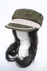 画像1: axes femme / クラシカルマリンキャス 57.5cm カーキ Y-26-06-08-014-AX-AC-SZ-ZY (1)