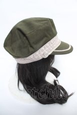 画像4: axes femme / クラシカルマリンキャス 57.5cm カーキ Y-26-06-08-014-AX-AC-SZ-ZY (4)