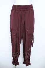 画像1: axes femme / ミリタリー風カーゴパンツ F ワイン Y-26-06-08-165-AX-PA-SZ-ZY (1)