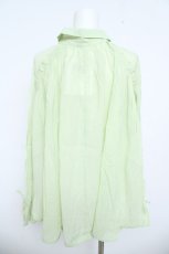 画像2: axes femme / イレヘム×ボリュームシャツ F ミント Y-26-06-08-042-AX-BL-SZ-ZY (2)