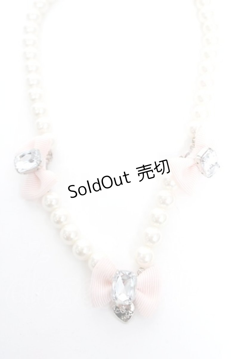 画像1: Angelic Pretty / Classyビジューネックレス  ピンク Y-26-06-08-006-AP-AC-SZ-ZY (1)