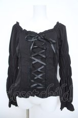 画像1: axes femme / グレースブラウス F 黒 Y-26-06-10-051-AX-BL-SZ-ZY (1)