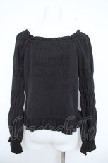 画像2: axes femme / グレースブラウス F 黒 Y-26-06-10-051-AX-BL-SZ-ZY (2)