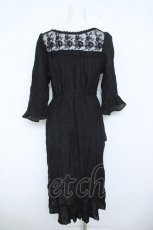 画像2: axes femme / フィッシュテール羽織ワンピース M 黒 Y-26-06-10-057-AX-TO-SZ-ZY (2)