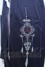 画像3: axes femme / チャイナ風刺繍キャミワンピース F 紺 Y-26-06-10-062-AX-OP-SZ-ZY (3)
