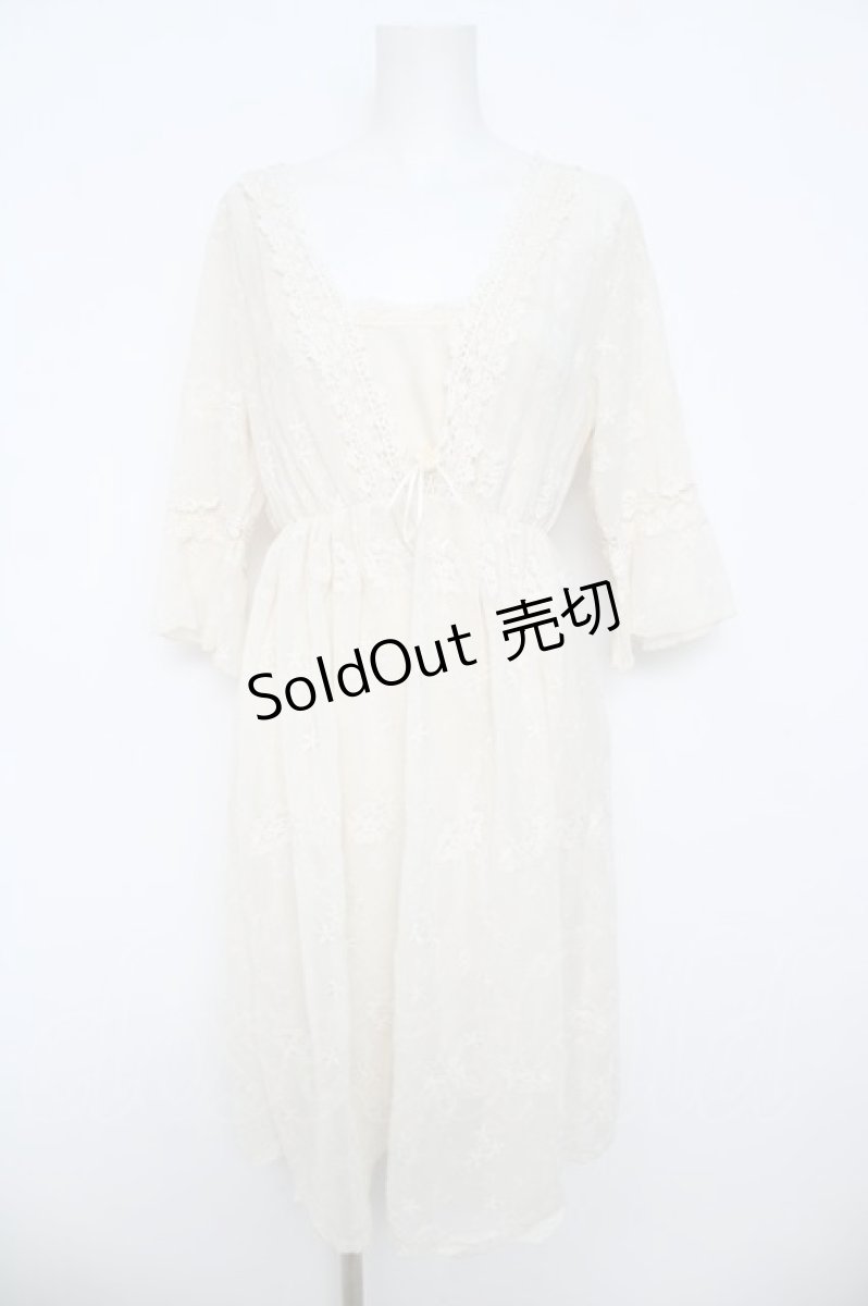 画像1: axes femme / レースアップチュニック M ベージュ Y-26-06-10-068-AX-OP-SZ-ZY (1)