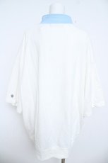 画像2: TRAVAS TOKYO / Logo half zip Tシャツ F ホワイト Y-26-06-10-008-PU-TO-SZ-ZY (2)
