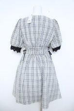 画像2: axes femme POETIQUE / サイドレースアップワンピース M グレー Y-26-06-10-091-AX-OP-SZ-ZY (2)