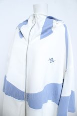 画像3: REFLEM / BIG切替ハーフスリーブパーカー F ホワイト×ブルー Y-26-06-10-009-PU-JA-SZ-ZY (3)
