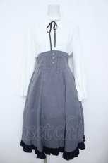 画像1: axes femme / ハイウエストドッキングワンピース F 紺 Y-26-06-10-094-AX-OP-SZ-ZY (1)