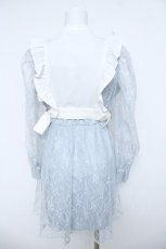 画像2: Bubbles / 総レースワンピース  サックス Y-26-06-10-102-LO-OP-SZ-ZY (2)