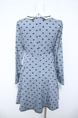 画像2: evelyn / ハートドットワンピース  ブルーグレー Y-26-06-10-113-LO-OP-SZ-ZY (2)