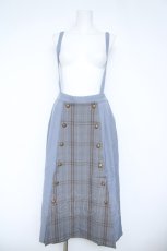 画像1: axes femme POETIQUE / マルチWAYバイカラーパンツ M サックス Y-26-06-10-120-AX-PA-SZ-ZY (1)