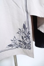 画像3: axes femme / 刺繍入バイカラーアシメスカート F ベージュ Y-26-06-10-130-AX-SK-SZ-ZY (3)