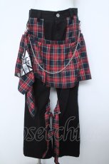 画像1: SEX POT ReVeNGe / フラップ付きパンツ  黒 Y-26-06-10-149-SP-PA-SZ-ZY (1)