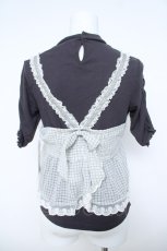 画像2: axes femme POETIQUE / チェック柄キャミ&インナー M グレー Y-26-06-10-016-AX-TO-SZ-ZY (2)
