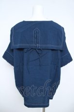 画像2: axes femme / セーラーカラートップス F ネイビー Y-26-06-10-021-AX-TO-SZ-ZY (2)