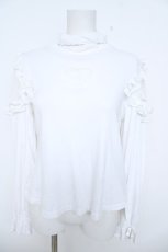 画像1: Angelic Pretty / Lacy Heartタートルネックカットソー  白 Y-26-06-10-003-AP-TO-SZ-ZY (1)