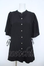 画像1: axes femme / フレア袖トップス F 黒 Y-26-06-10-026-AX-TO-SZ-ZY (1)