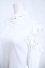 画像3: Angelic Pretty / Lacy Heartタートルネックカットソー  白 Y-26-06-10-003-AP-TO-SZ-ZY (3)