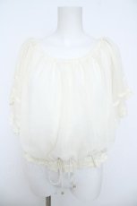 画像1: axes femme POETIQUE / オフショルブラウジングプルオーバー M キナリ Y-26-06-10-031-AX-TO-SZ-ZY (1)