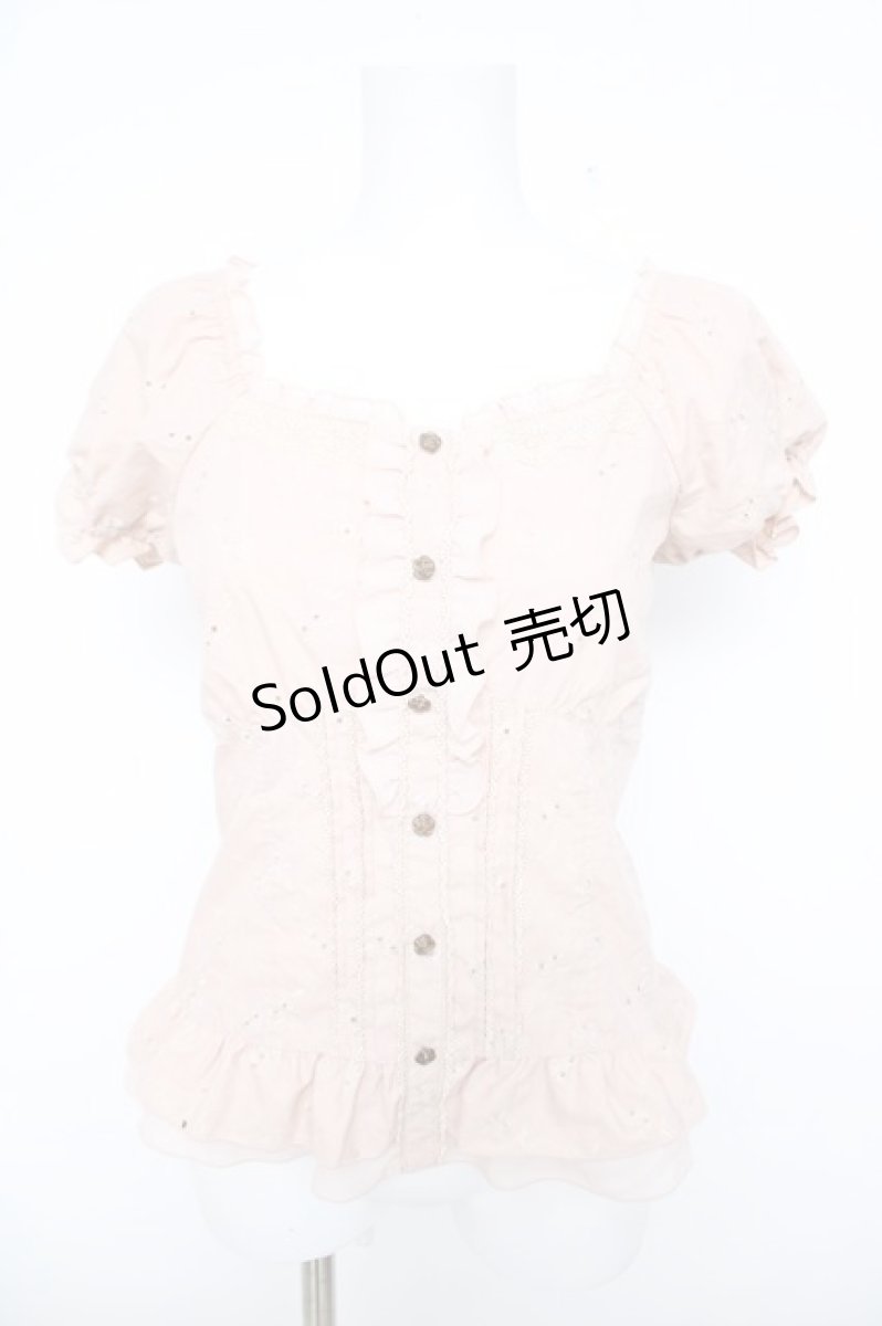 画像1: axes femme / コルセット風ビスチェ M アワピンク Y-26-06-10-038-AX-TO-SZ-ZY (1)