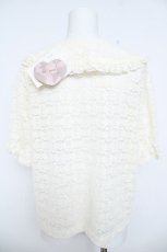 画像2: m petit by misako / AOKレースブラウス M 淡薄橙 Y-26-06-10-004-LO-BL-SZ-ZY (2)