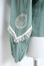 画像5: Ozz oneste / 花霞の夢ブラウス  グリーン Y-26-06-12-042-OO-BL-SZ-ZY (5)